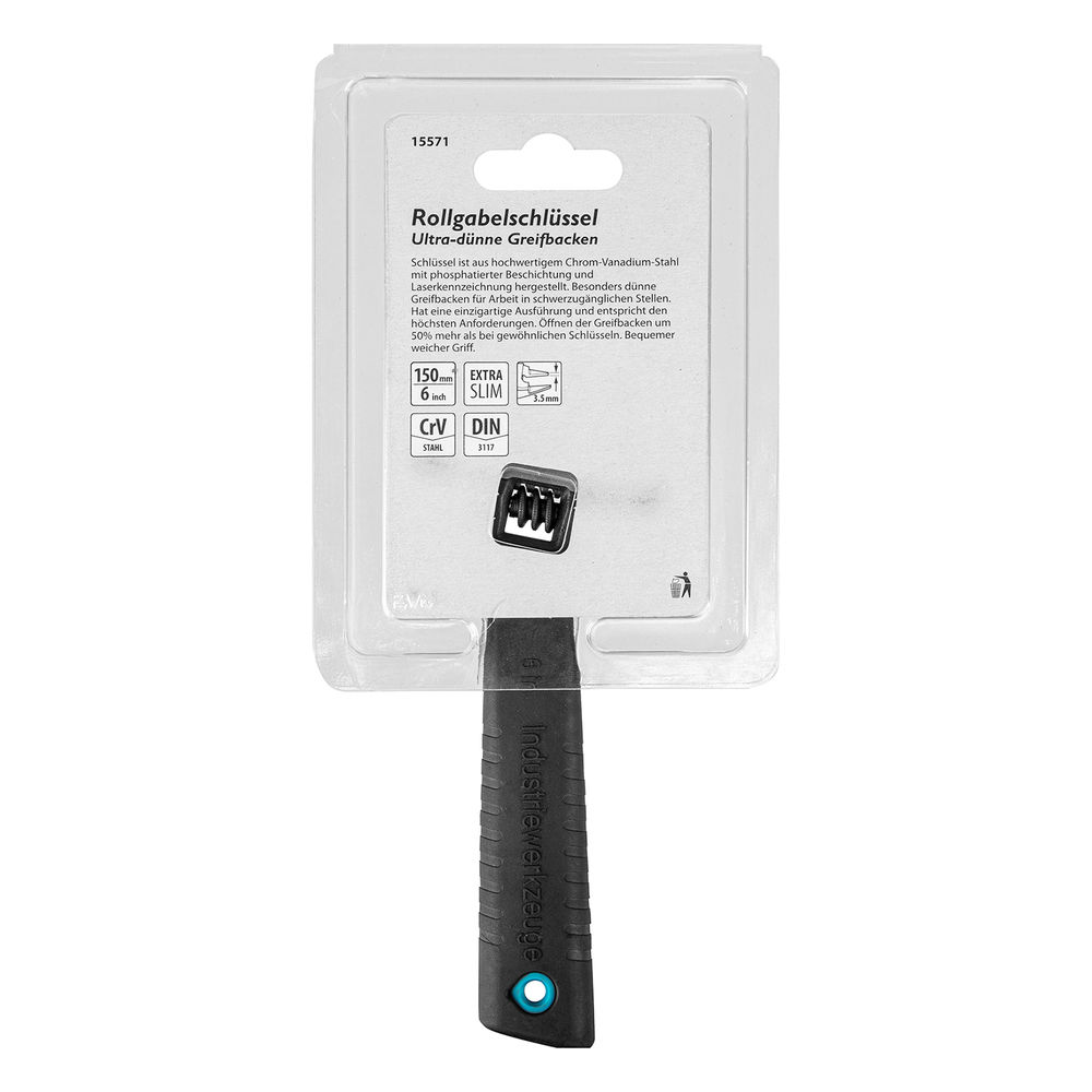 Ключ разводной, 150 мм, CrV, ультратонкие губки Gross