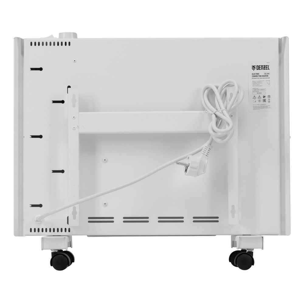 Конвектор электрический XCE-1000, 230 В, 1000 Вт, X-образный нагреватель Denzel (98130)