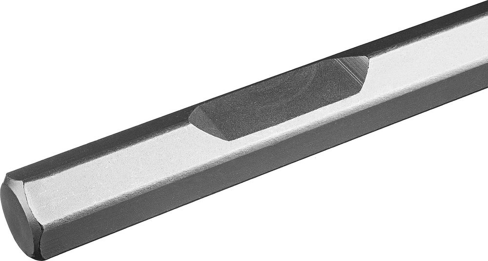 Пикообразное зубило ALLIGATOR, 400 мм, HEX 28 KRAFTOOL 29341-00-400