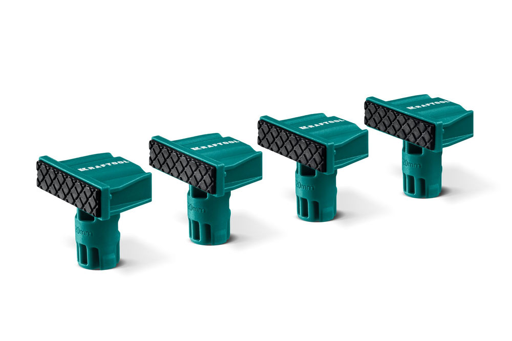Комплект упоров KRAFTFLEX MFT-DH, в отверстия 20 мм, 4 шт KRAFTOOL 32804