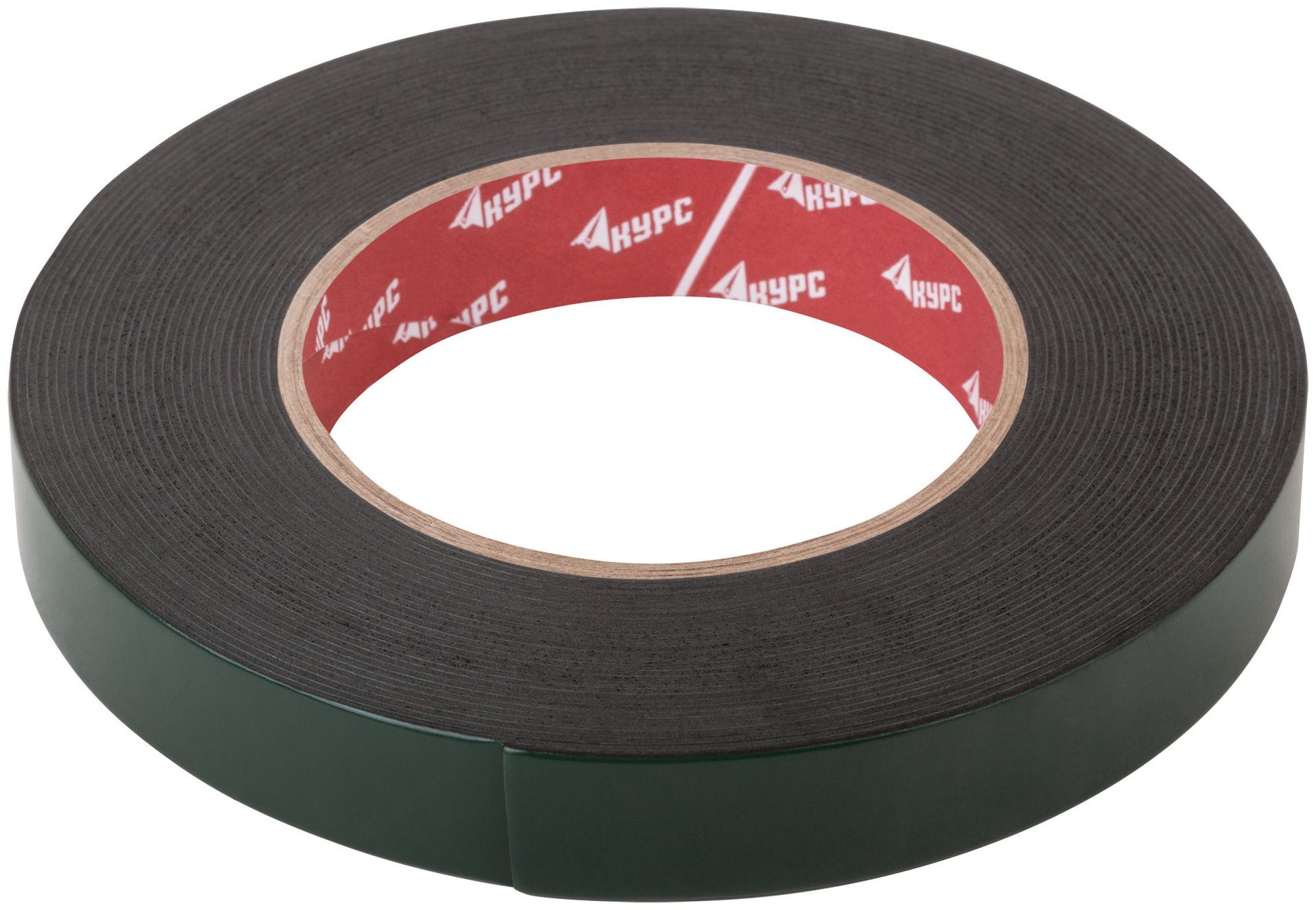 Лента монтажная клейкая на вспененной основе, черная 19 мм х 10 м (11788)