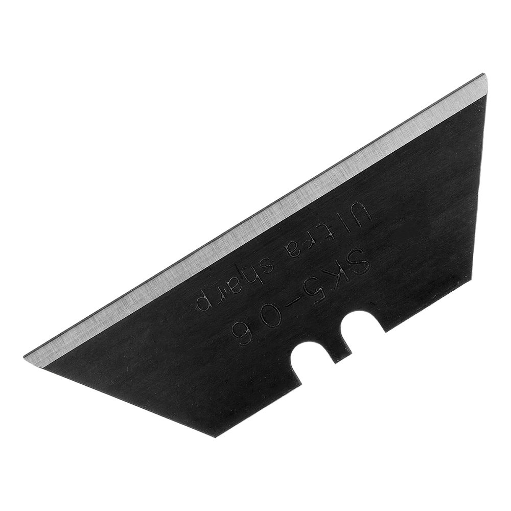 Лезвия, 19 мм, сталь SK5 - 0,6 мм, трапециевидные, 5 штук Denzel (79318)