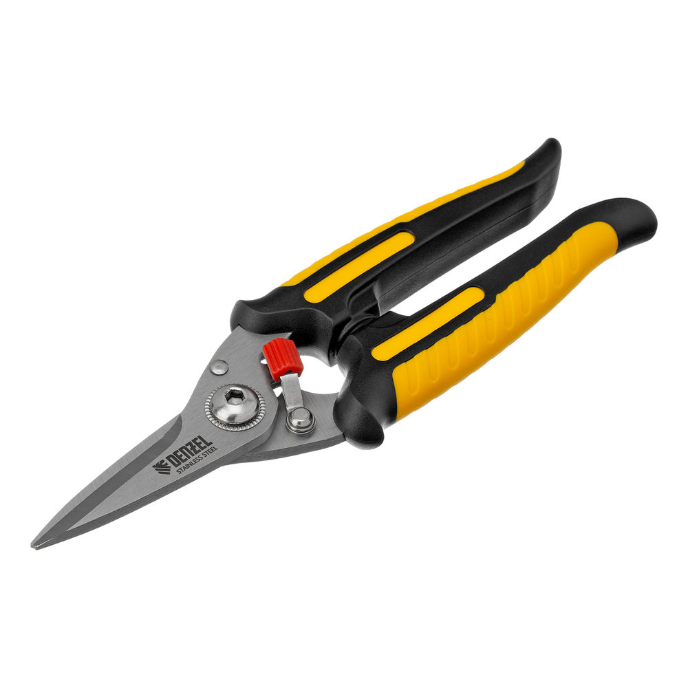 Ножницы универсальные, 185 мм, нержавеющая сталь Denzel (78318)