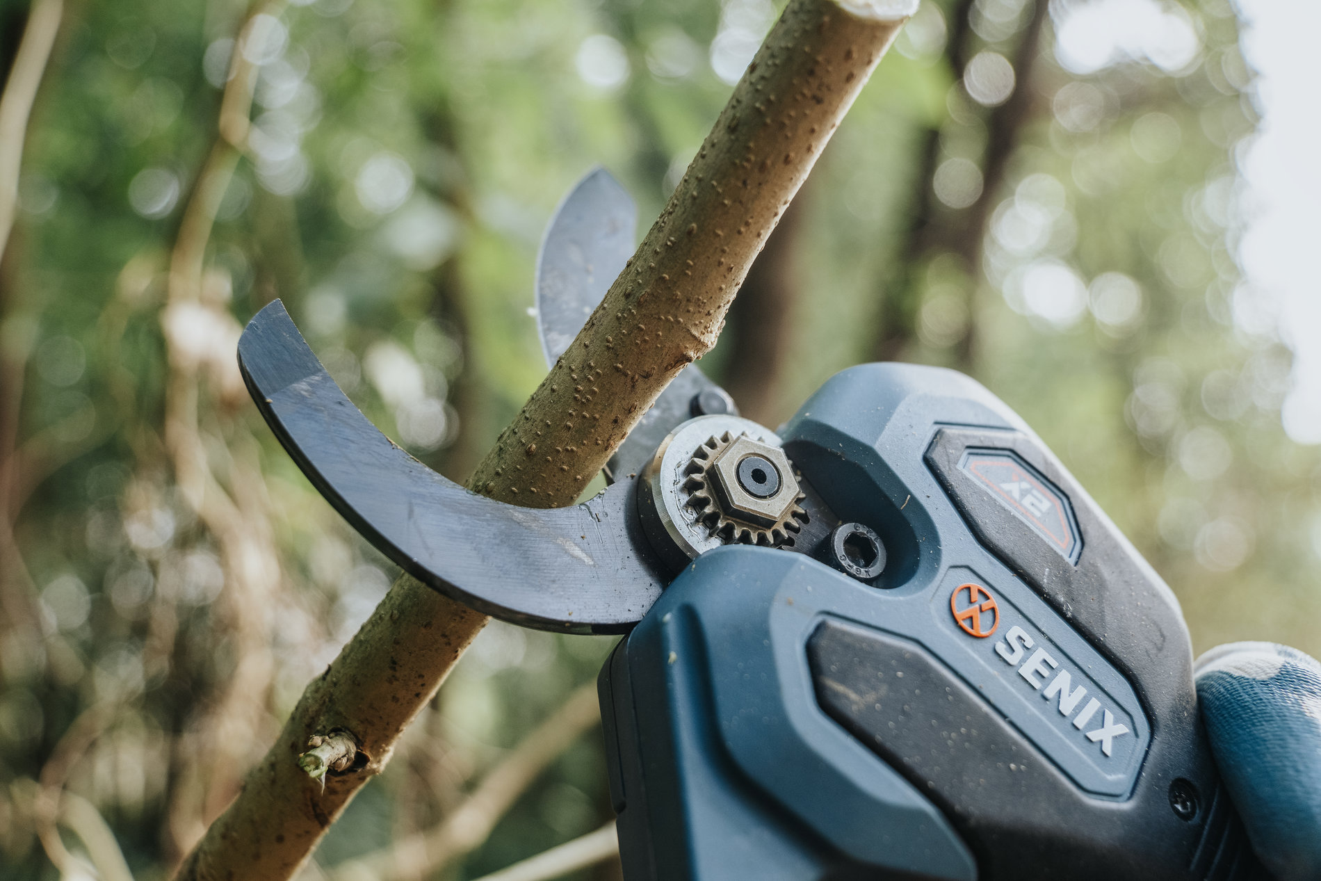 Секатор аккумуляторный, X2 20V, 38мм, 1акб и зу SENIX GPSX2-M1-EU