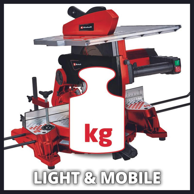 Пила торц. с площ Einhell TC-MS 3017 T, 2000Вт,305х30мм,пропил 170х85мм,сверху 50мм (4300347)