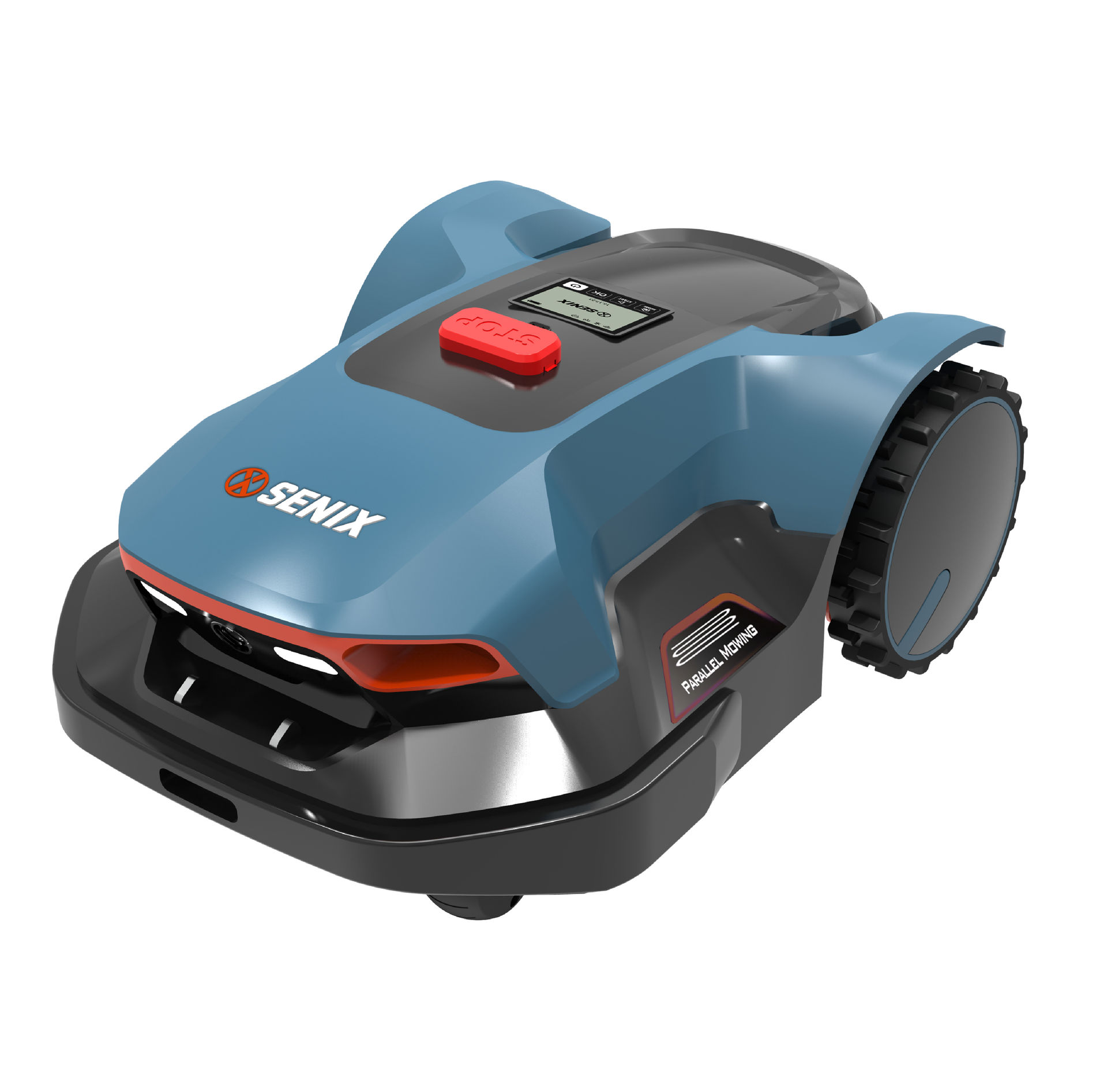 Робот газонокосилка GPS, 22.5 см, в комплекте 1 батарея 4.0Ач, Зарядная станция. X2 20В