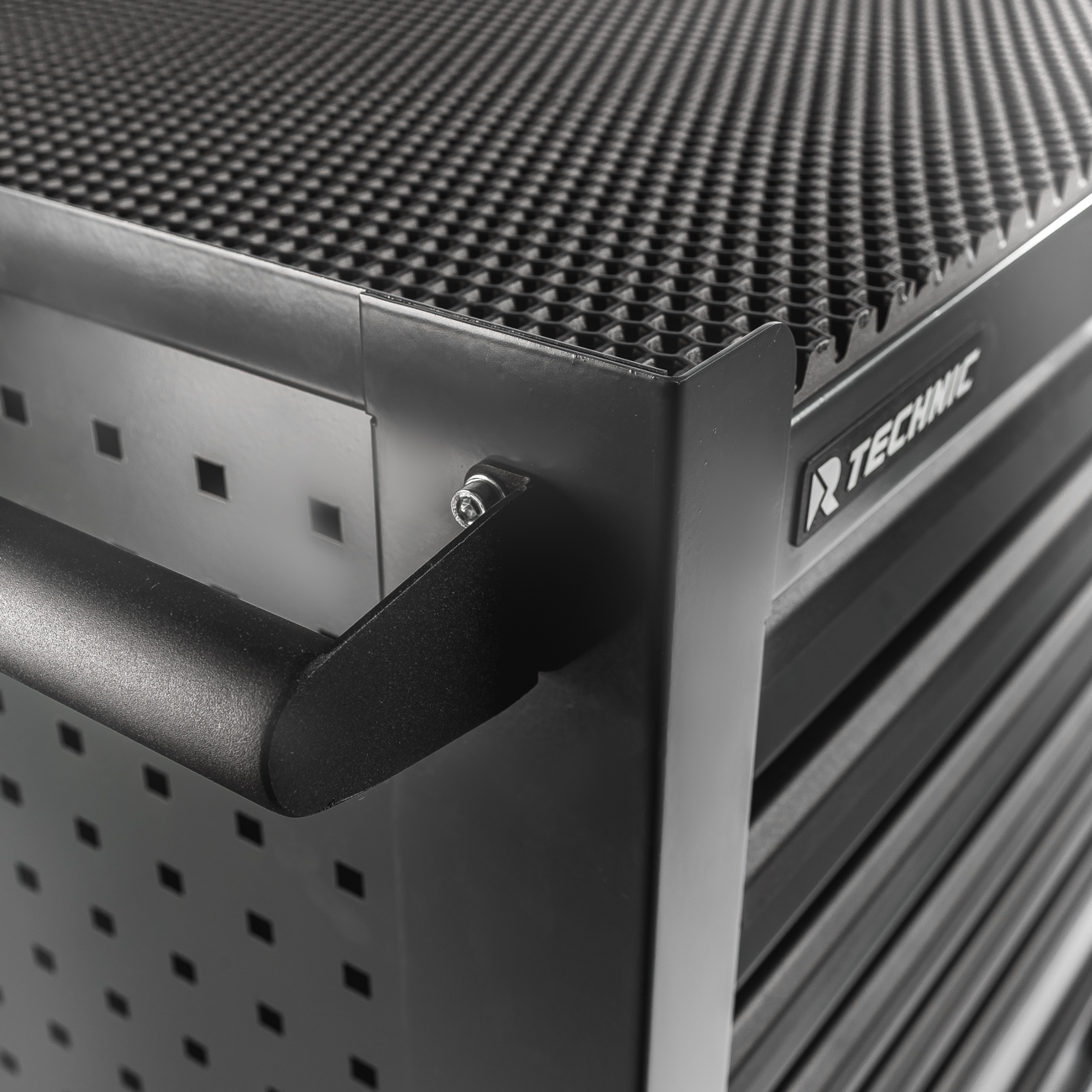 Тележка инструментальная 7 полочная Standart серая TECHNIC RUNTEC RTSTD-7T