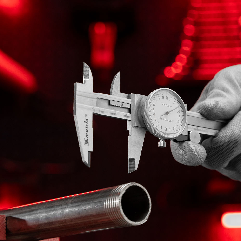 Штангенциркуль, 150 мм, стрелочный Matrix (31601)