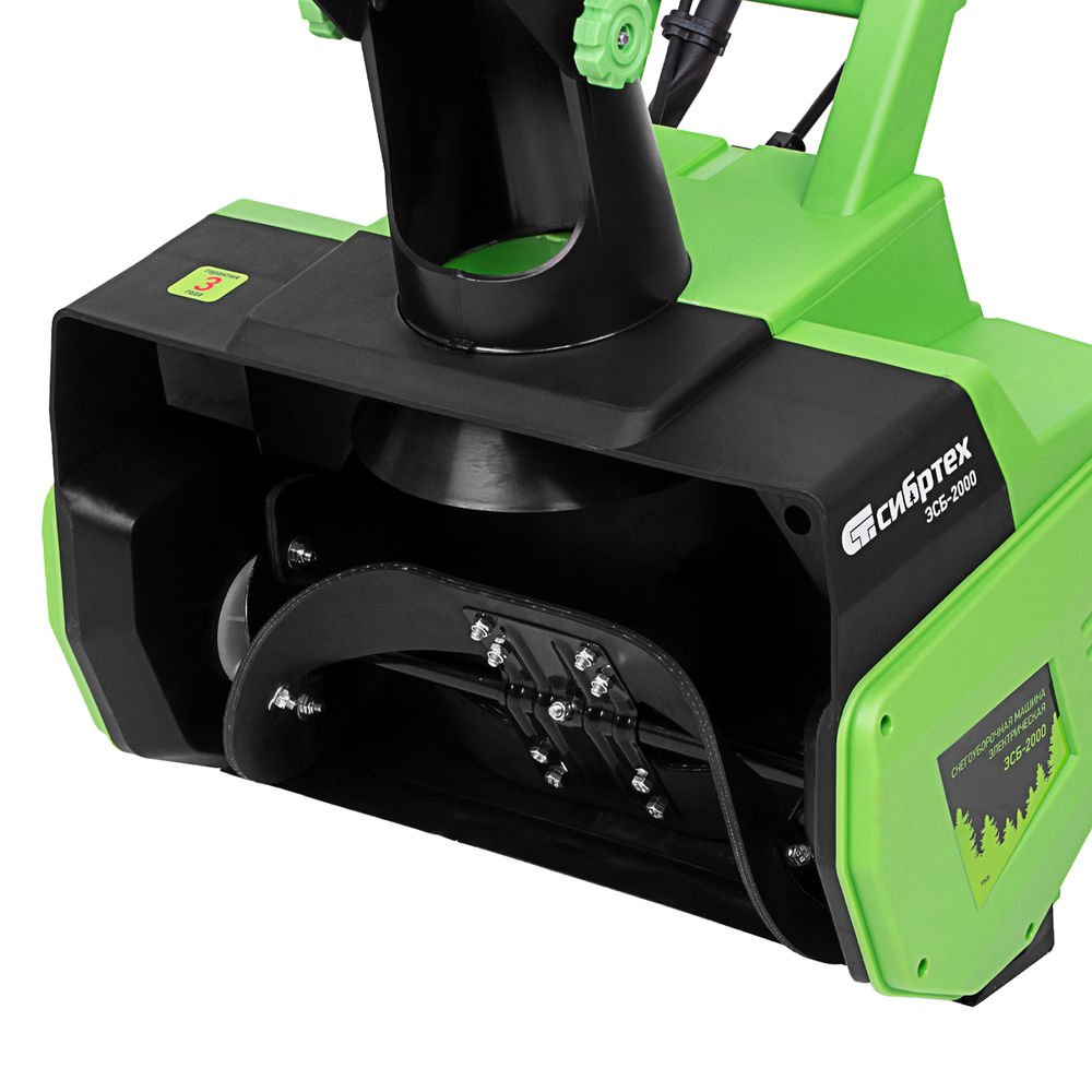 Снегоуборочная машина электрическая ЭСБ-2000, 2 кВт Сибртех (97620)