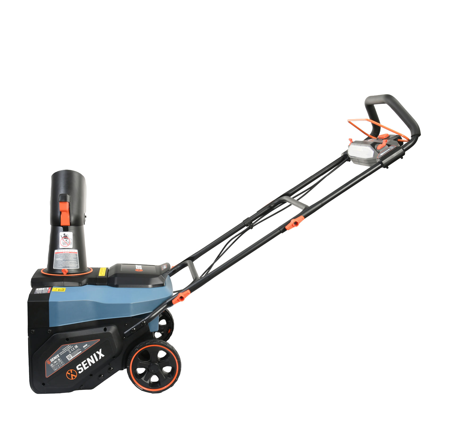 Снегоуборщик аккумуляторный 2*20В, 53см, 1800Вт X2