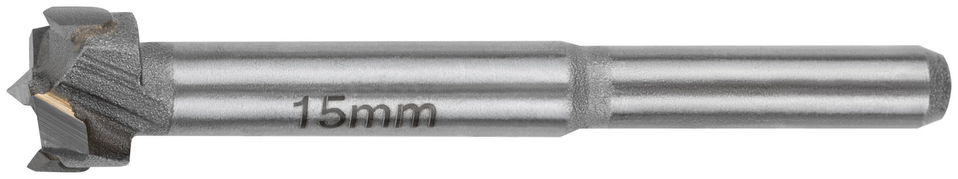 Сверло Форстнера (фреза) с карбидными вставками 15 мм (36521)