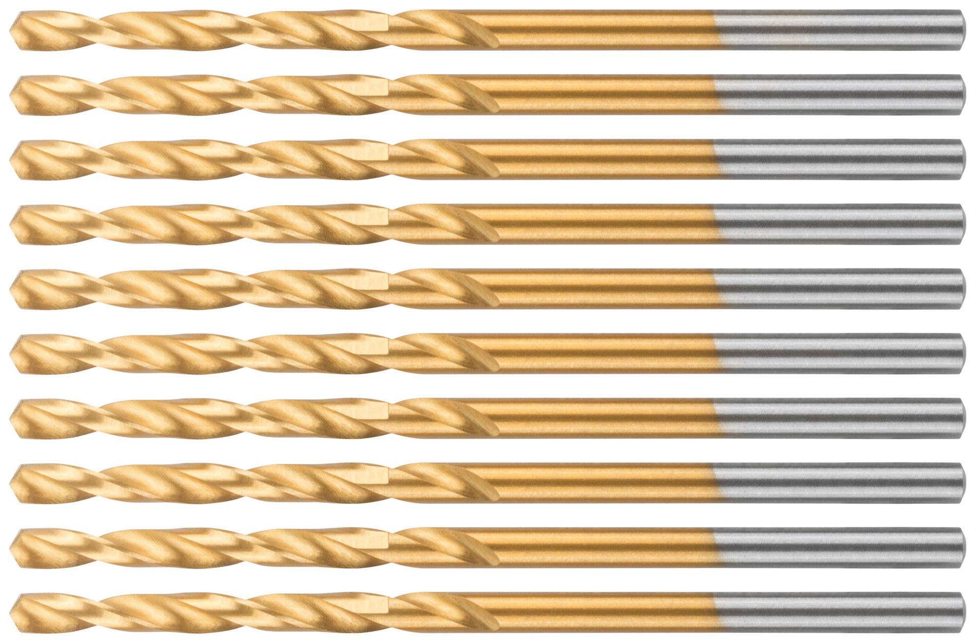 Сверло по металлу Cutop Profi с титановым покрытием, 2,3х53 мм (10 шт) (52-428)