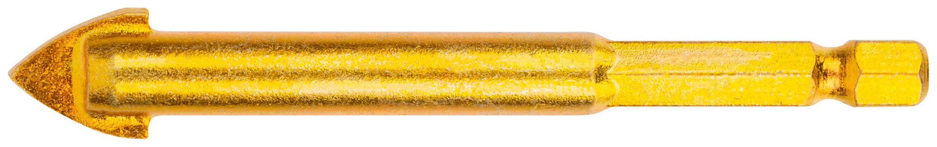 Сверло универсальное по кафелю, стеклу, керамограниту, бетону, кирпичу, шестигранный U-хвостовик под биту, 12х85 мм (35187)