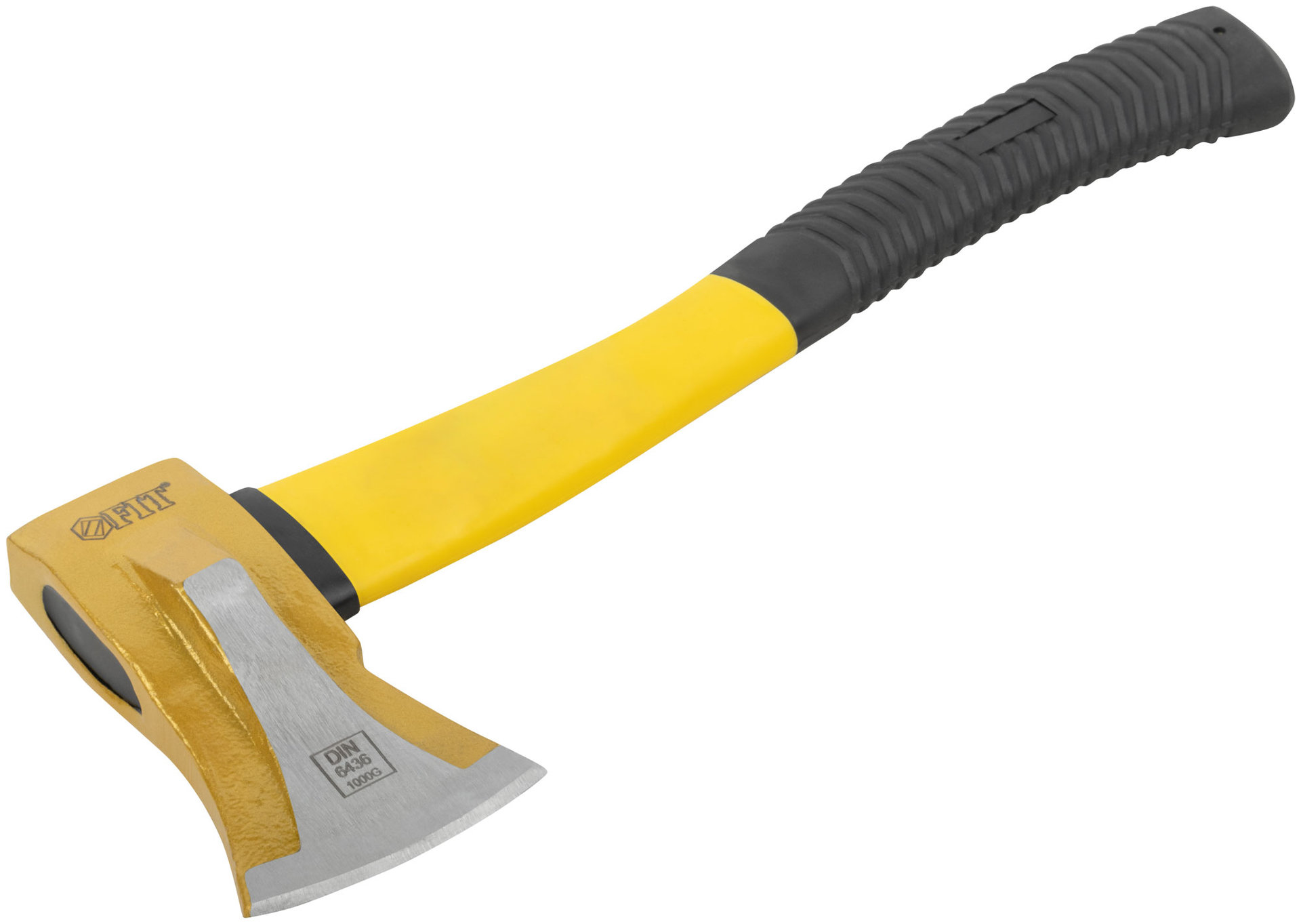 Топор-колун ушастый кованый, фиберглассовая ручка 1000 гр.