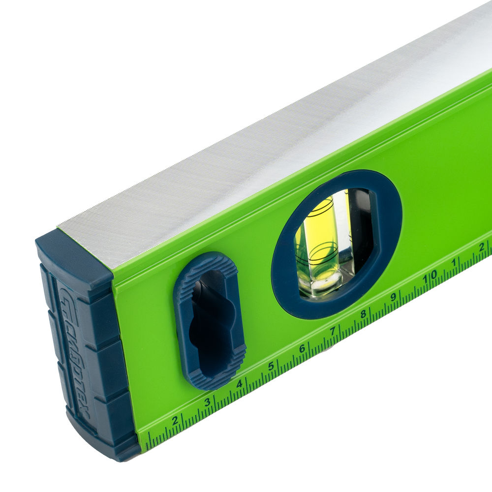 Уровень алюминиевый УСМ-0,5-1000, фрезерованный, 3 глазка, магнитный, рукоятки, 1000 мм Сибртех (34117)