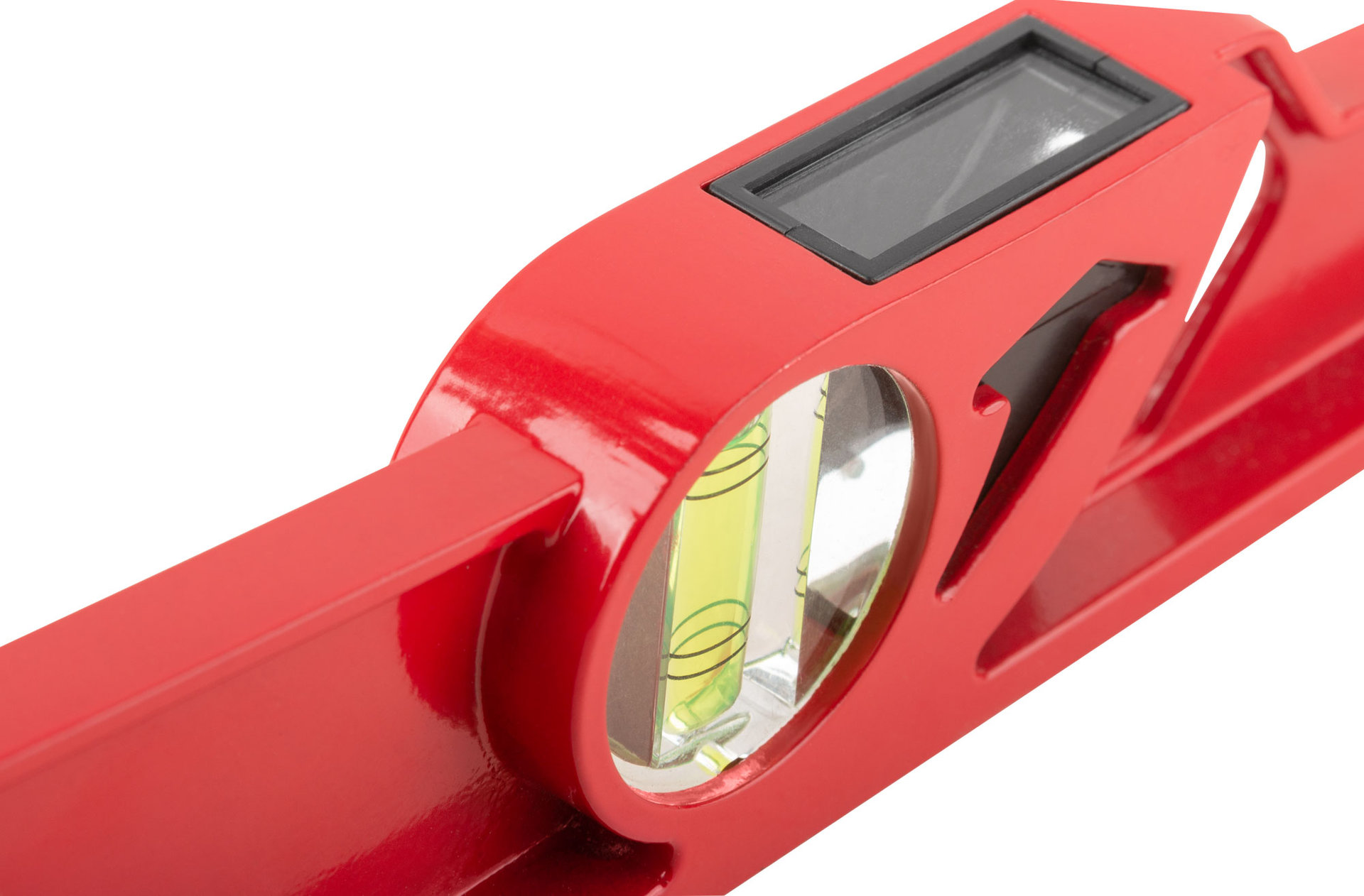 Уровень Хард, 2 глазка, литой усиленный профиль, фрезерованная рабочая грань, с зеркалом, 600 мм (18596)