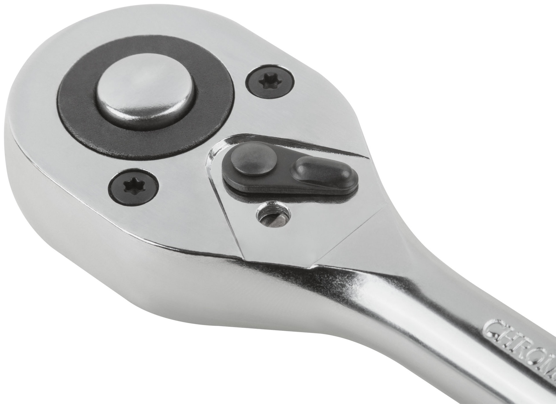 Вороток (трещотка) CrV механизм, пластиковая прорезиненная ручка 1/2, 24 зубца