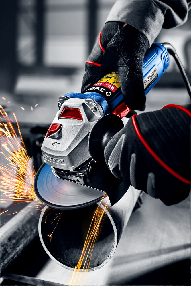 УШМ 1500 Вт d125 мм Профессионал ЗУБР УШМ-П125-1500 ПСТ