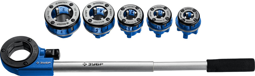 Набор клуппов с трещоткой №5 Профессионал ЗУБР 28270-H5