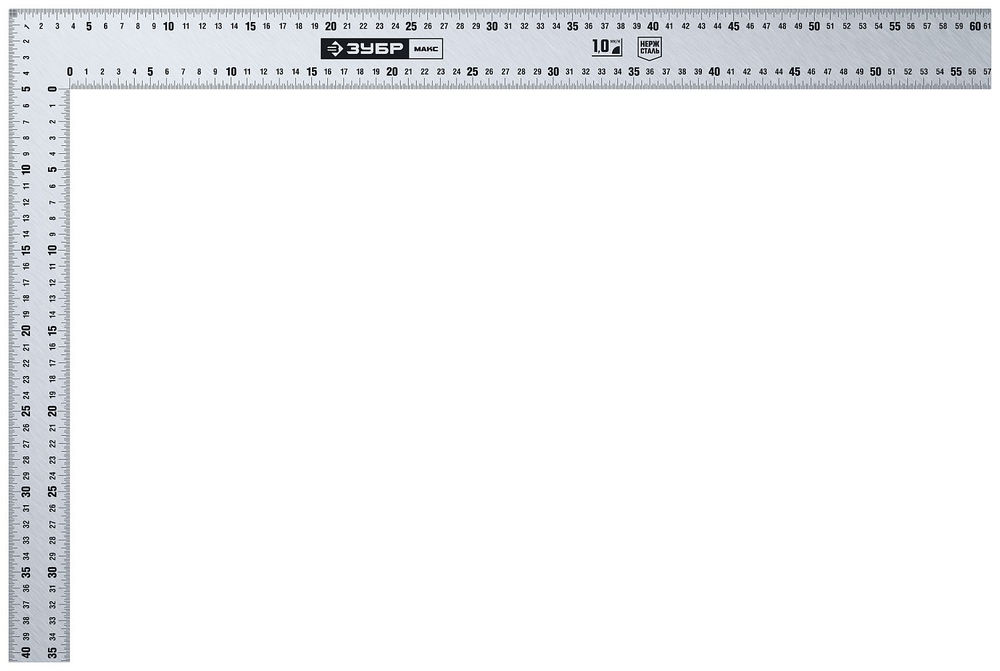 Угольник плотницкий нержавеющий УПН-60 600 x 400 мм ЗУБР Профессионал 3434-61_z02