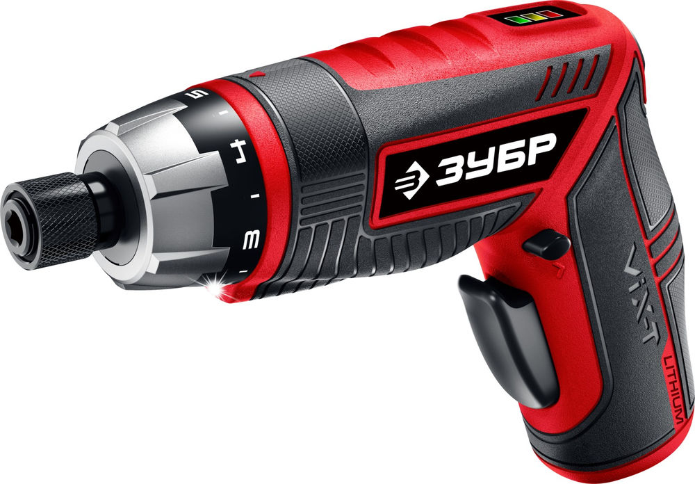 Отвертка-трансформер аккумуляторная ViX-T 3.6 В, кейс, 10 бит ЗУБР ЗО-ЕМ-3.6 Ли