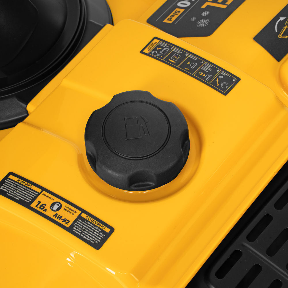 Бензиновая снегоуборочная машина SB 460 Sled, 99cc, лыжи ручной старт// Denzel (97648)