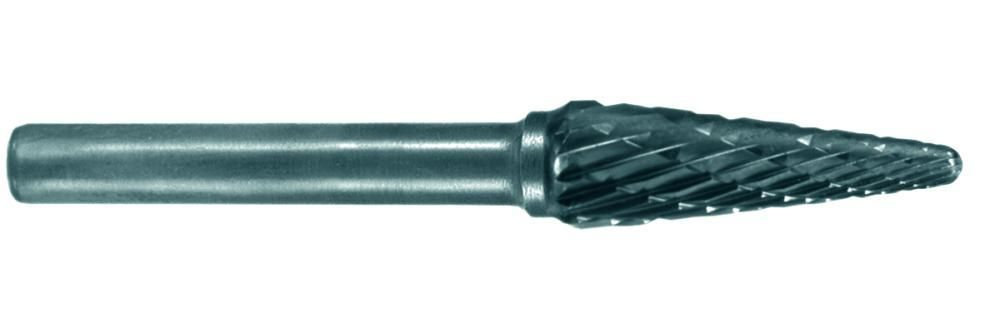 Борфреза по металлу коническая с закрулёнными концами (тип L), карбид вольфрама, d 16 мм (ZI-460065)