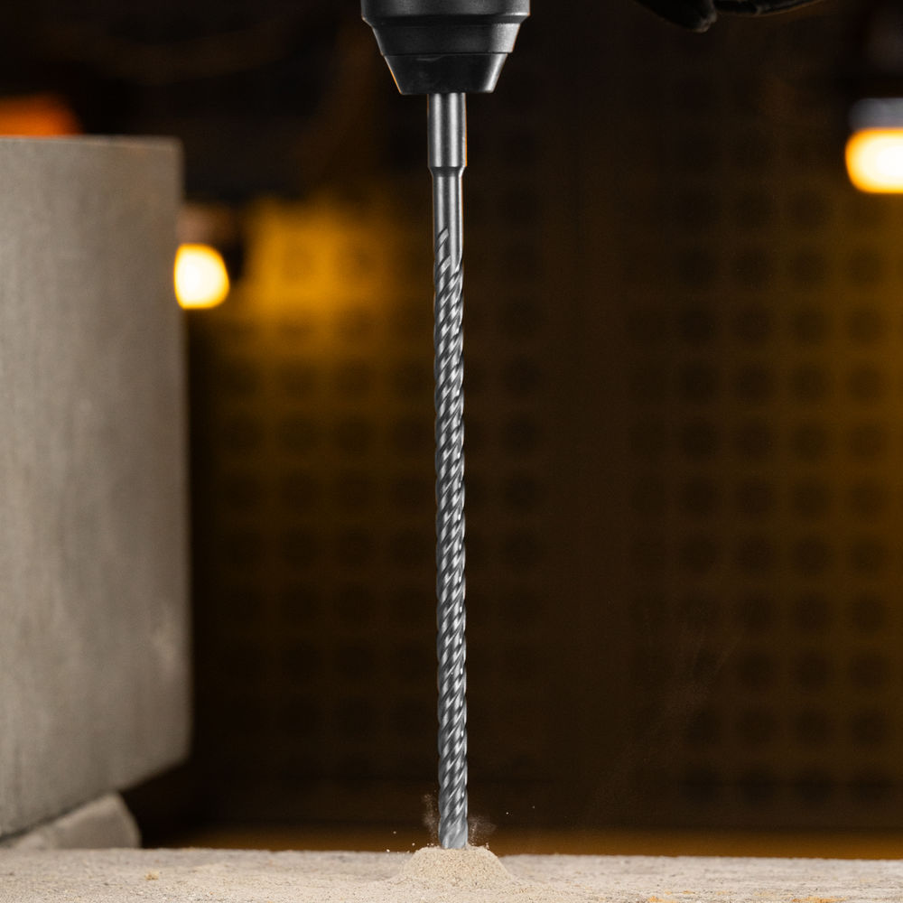 Бур по бетону, цельная крестовая пластина, 10x315 мм, SDS PLUS Denzel (705314)