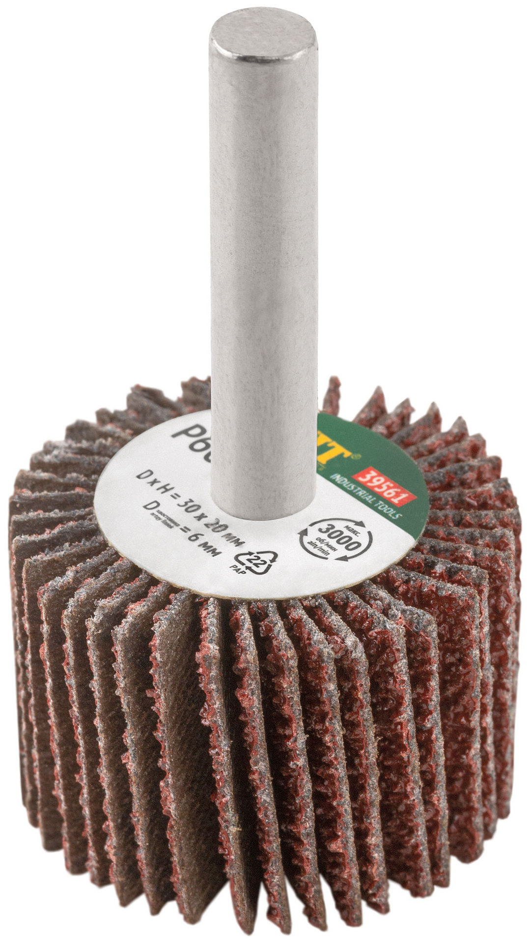 Диск лепестковый для дрели радиальный 30х20х6 мм Р 60 (39561)