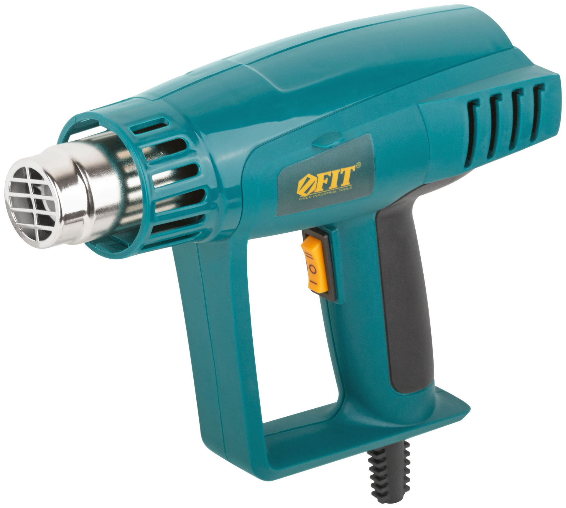 Фен технический 2000 Вт; 250/500 °C; 250/550 л/мин; рез. накл.; коробка (80607)