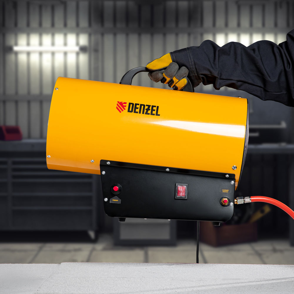 Газовая тепловая пушка GHG-30, 30 кВт, 900 м3/ч, пропан-бутан Denzel (96479)