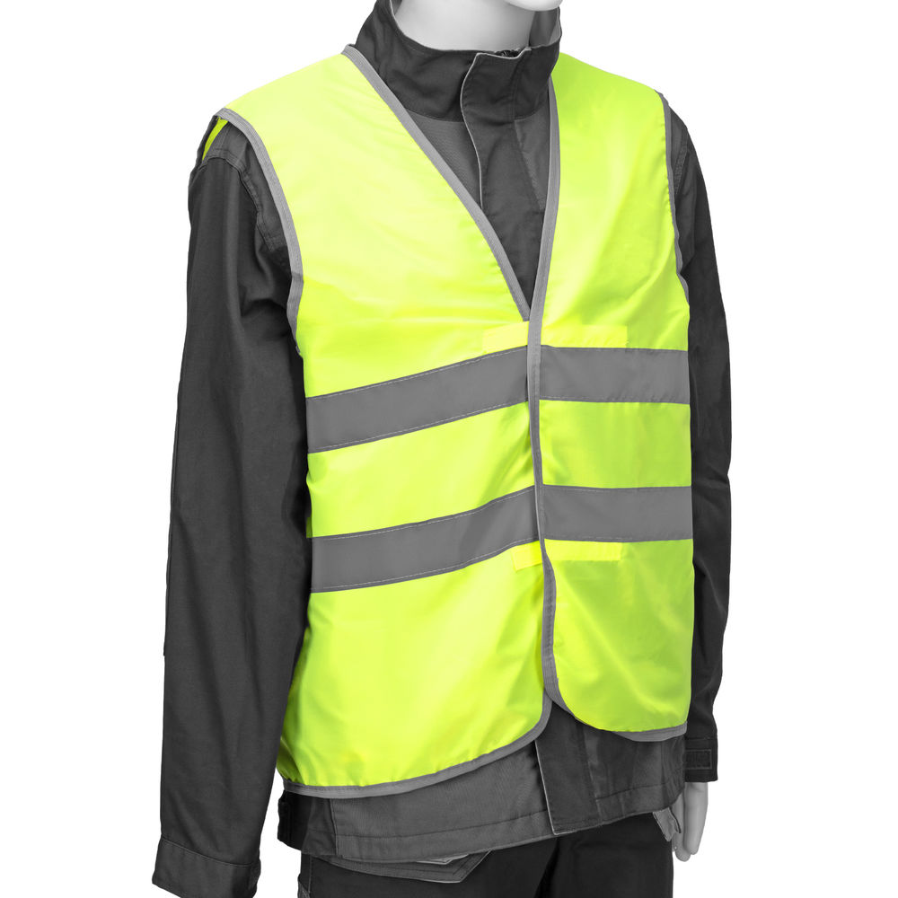 Жилет сигнальный, желтый, размер XL Сибртех (89515)