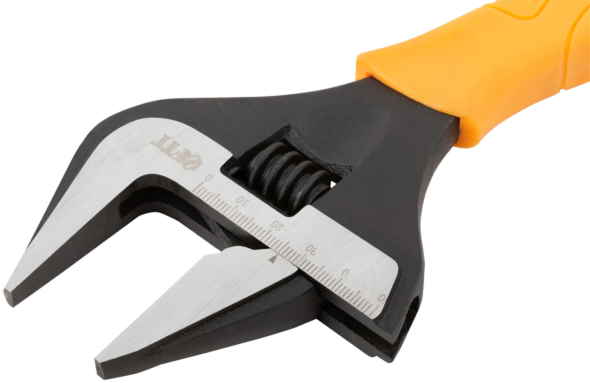 Ключ разводной Эталон, CrV, узкие губки, шкала, экстра увелич.захват, прорезин.ручка 250 мм ( 50 мм )