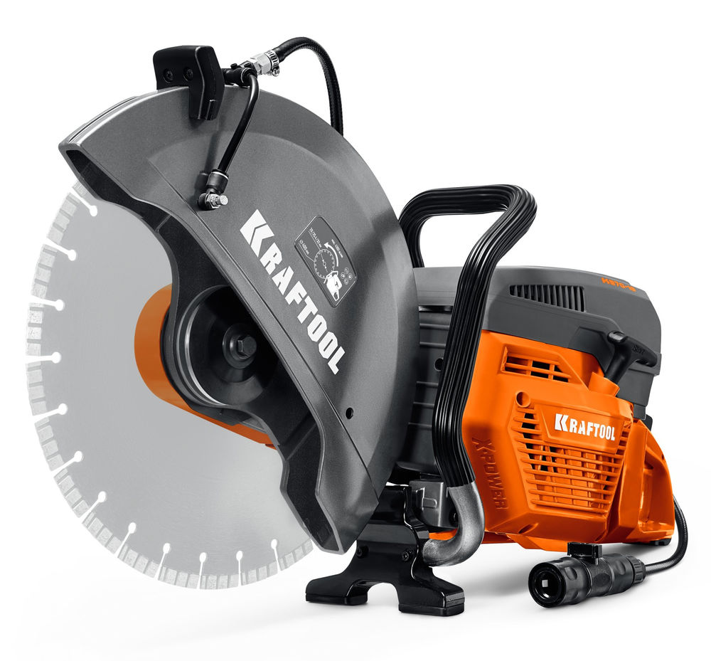 Бензорез (бетонорез) 4800 Вт, 400 мм по бетону, без диска K970-16 KRAFTOOL K970-16
