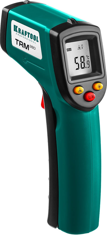 Пирометр инфракрасный TRM-380, –50° +380°С KRAFTOOL 45707-380