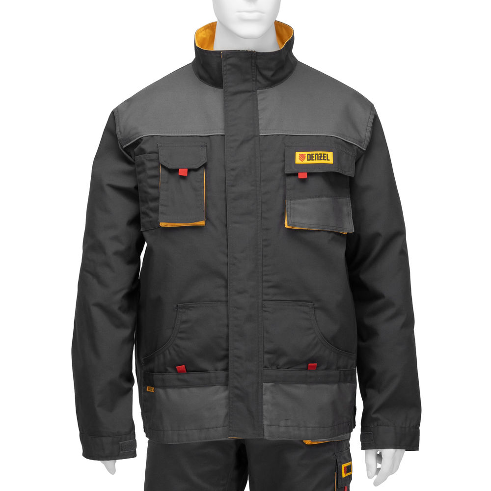 Куртка профессиональная рабочая, 65% полиэстер 35% хлопок, XXL Denzel (90380)