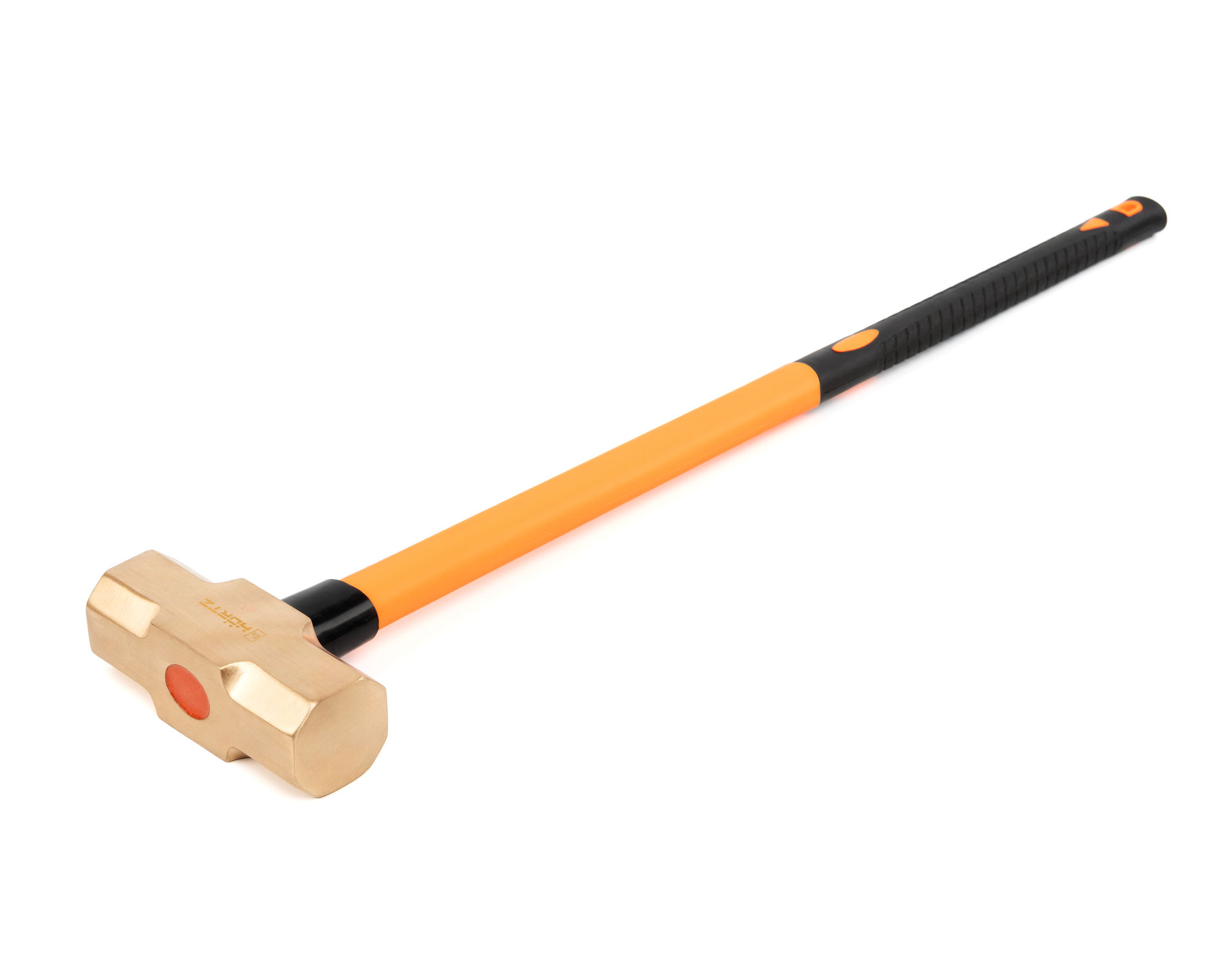 Кувалда тупоносая 5 кг BeCu рукоятка фибергласс искробезопасная, HORTZ