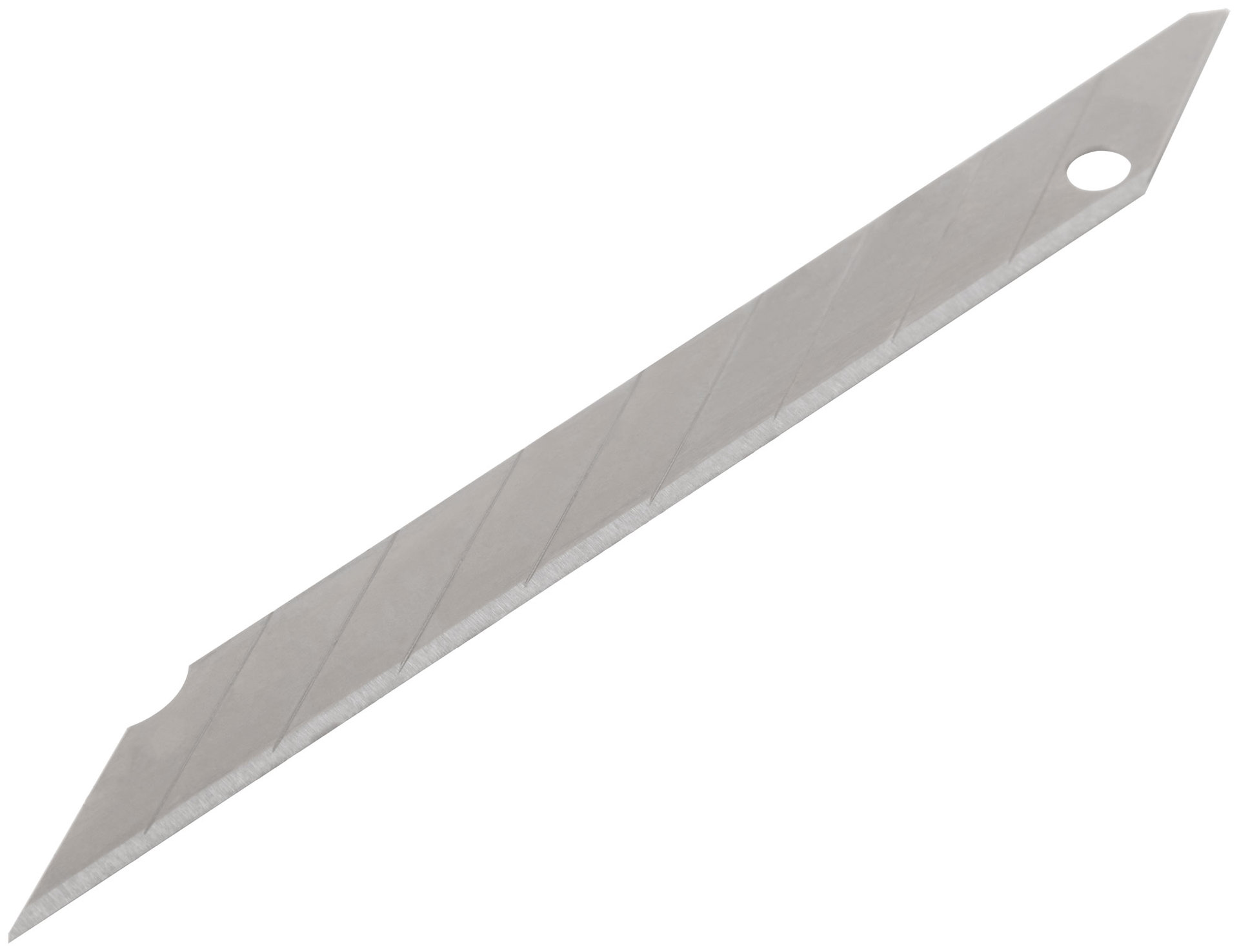 Лезвия для ножа технического 9 мм, 9 сегментов, угол 30 градусов, сталь SK5 (10 шт.) (10415)