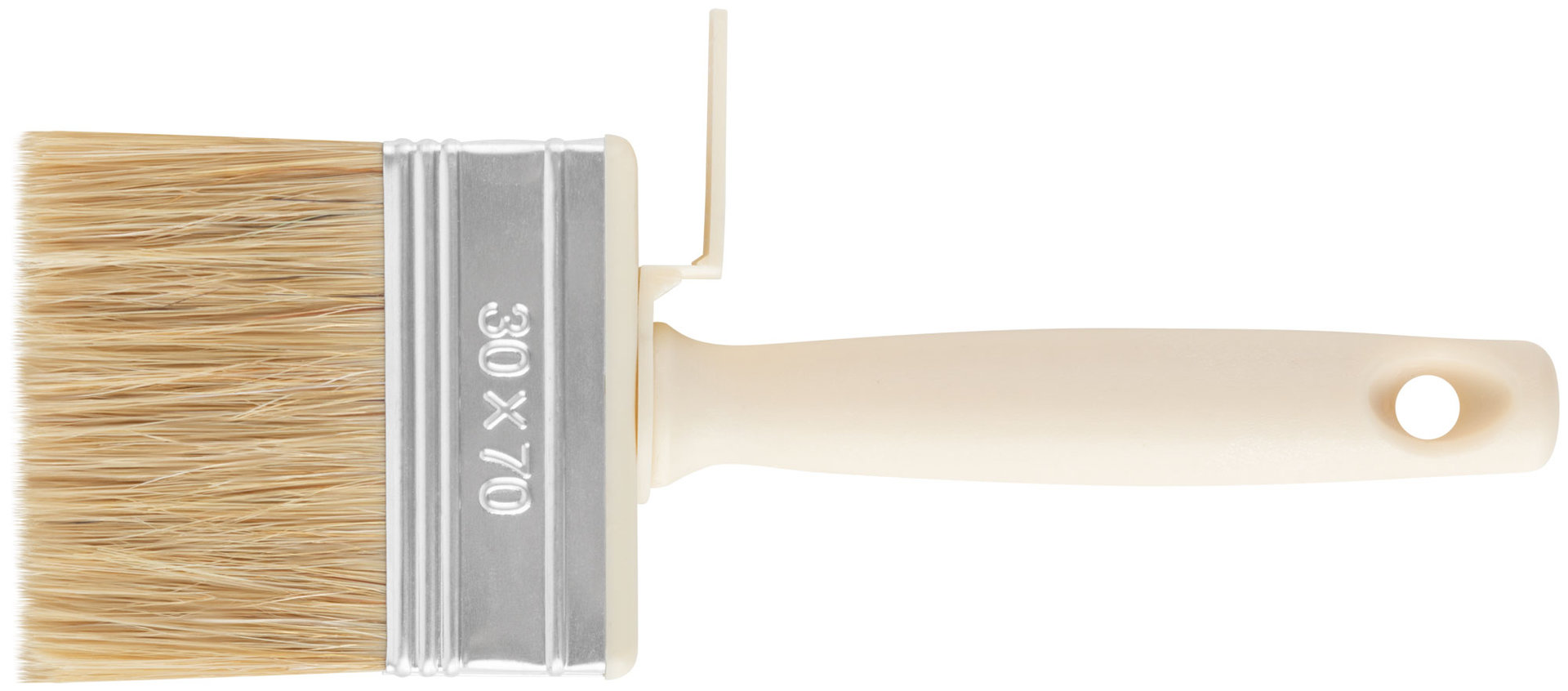 Макловица, натур. светлая щетина, пластиковый корпус мини 30 х 70 мм (01650)
