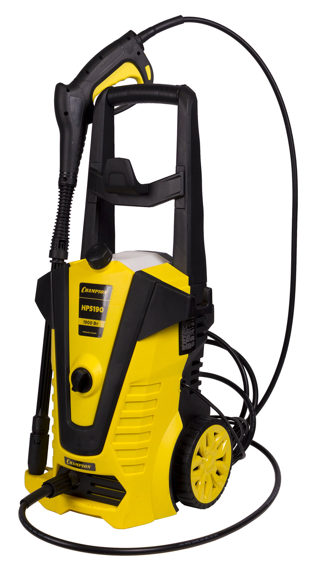 Мойка CHAMPION HP5190 (1,9кВт 110 бар t 40С 7л/мин 8,2кг синхронный) (HP5190)