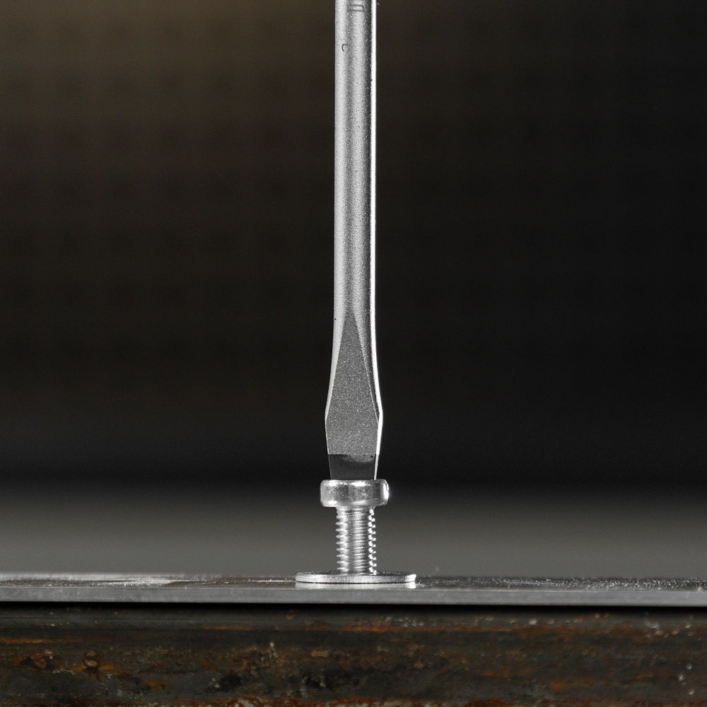 Отвертка, SL5x150 мм, S2, 3к рукоятка Denzel (121977)