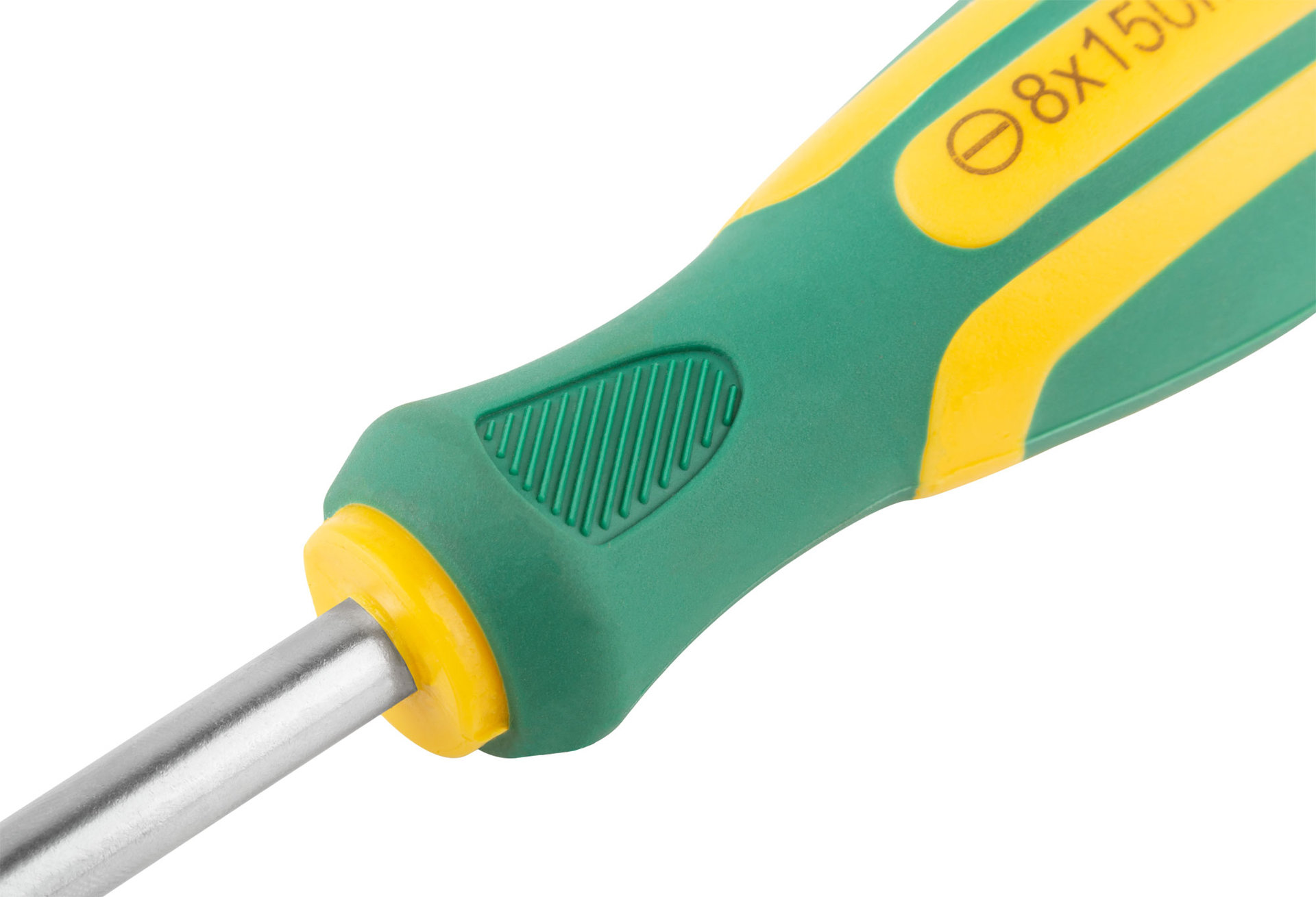 Отвертка Контур, CrV сталь, прорезиненная ручка 8х150 мм SL (55208)