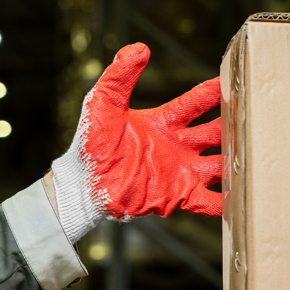 Перчатки х/б, латексный облив, 13 класс, 36 гр (67724)