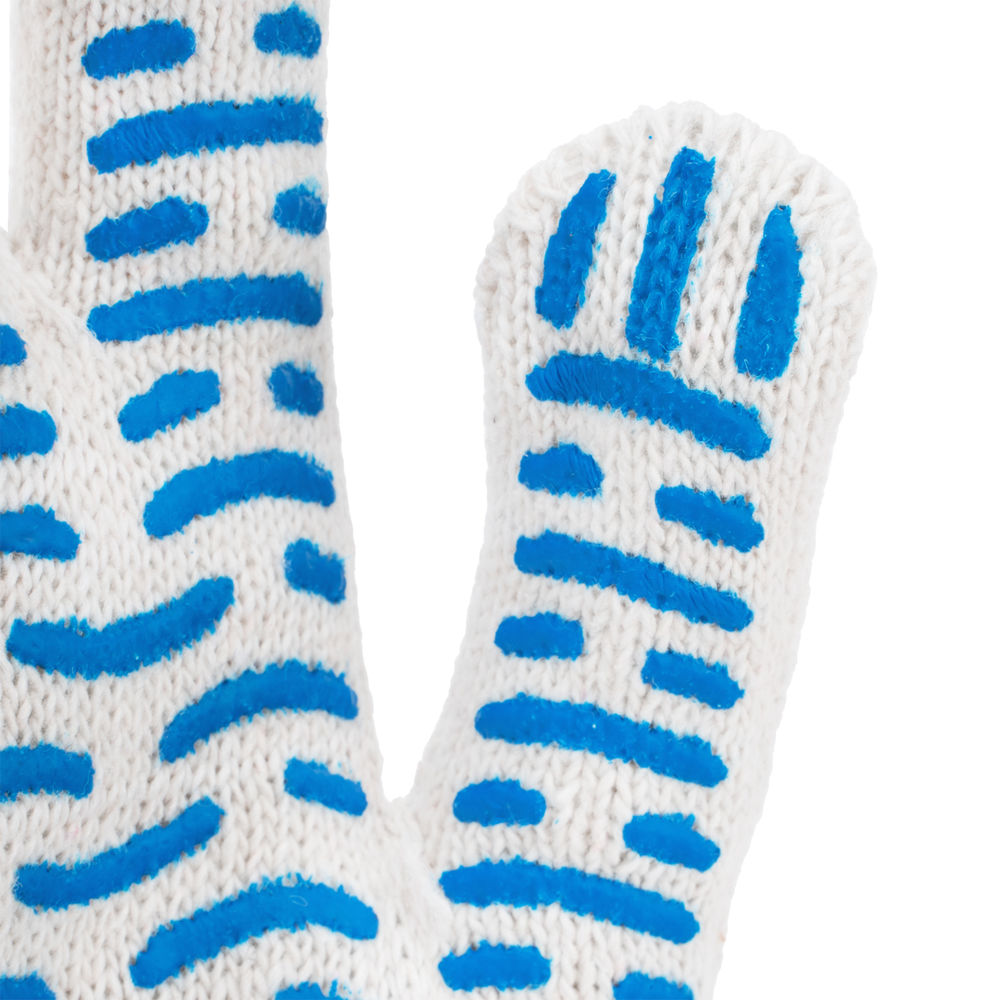 Перчатки х/б, ПВХ покрытие, Волна, 10 класс (67777)