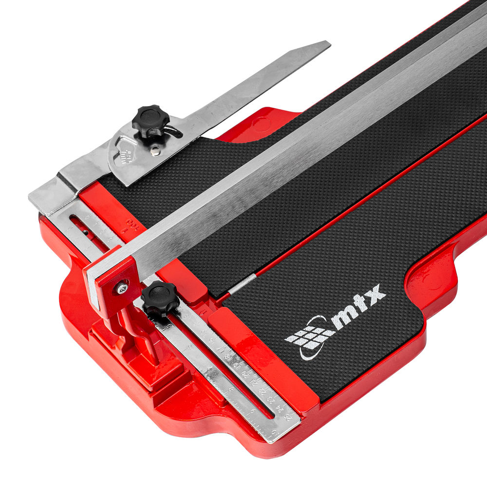 Плиткорез ручной монорельсовый 600 х 14 мм, ходовая каретка,9/4 рег. подшипников, литая станина// MTX (87591)