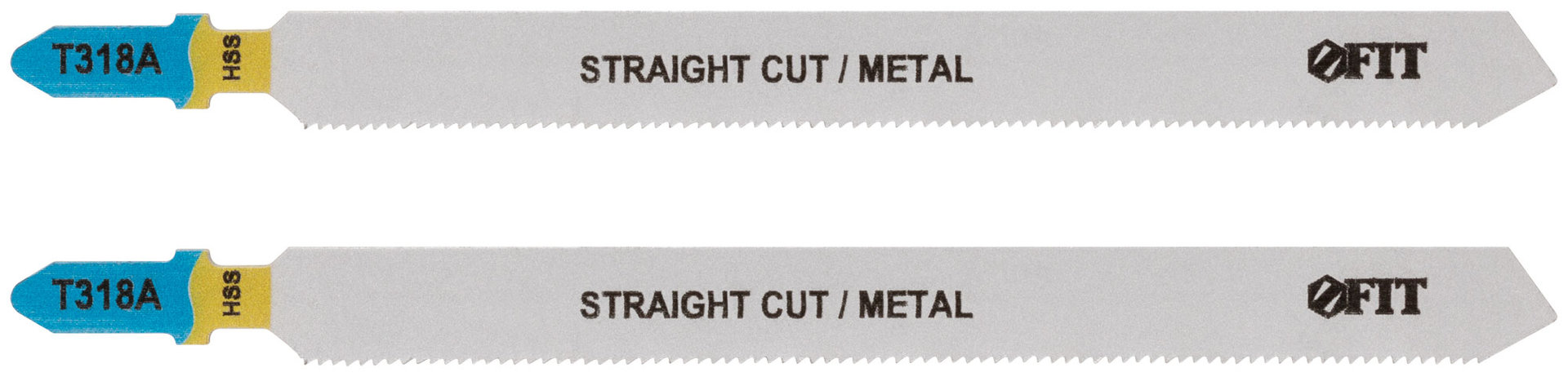 Полотна по металлу, HSS, фрезерованные, волнистые зубья, 132/106/1,2 мм (T318A), 2 шт. (40911)