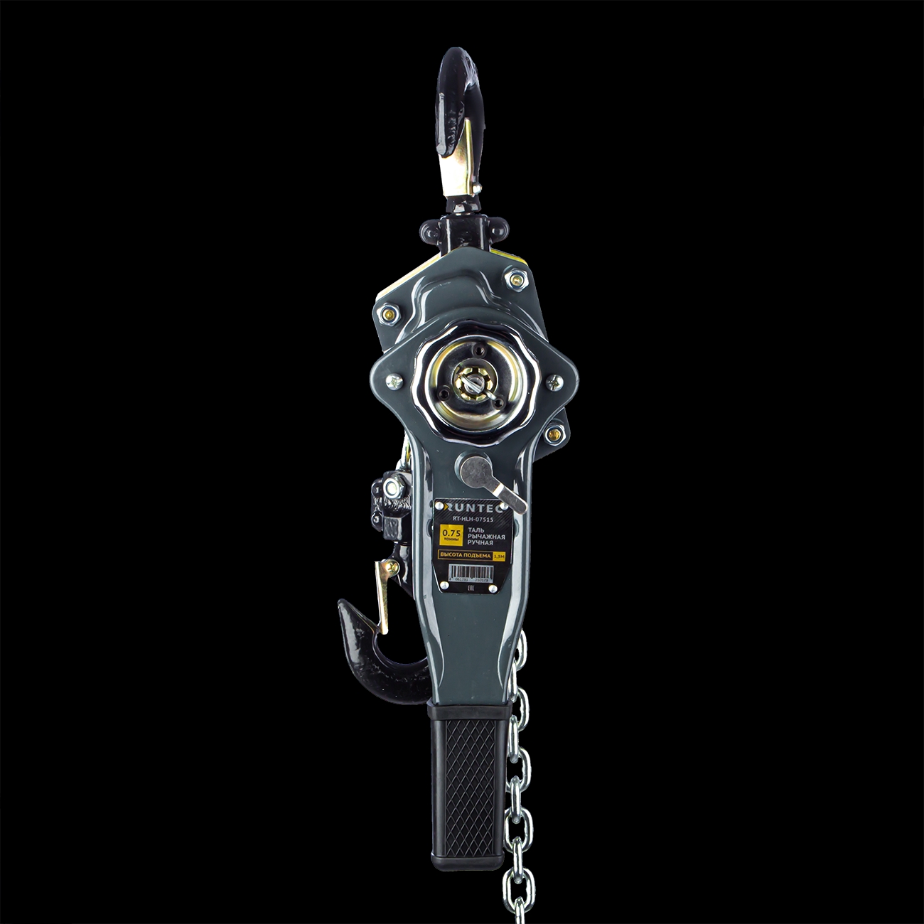 Таль рычажная ручная г/п 3 т, высота подъема 12 м RUNTEC RT-HLH-03012