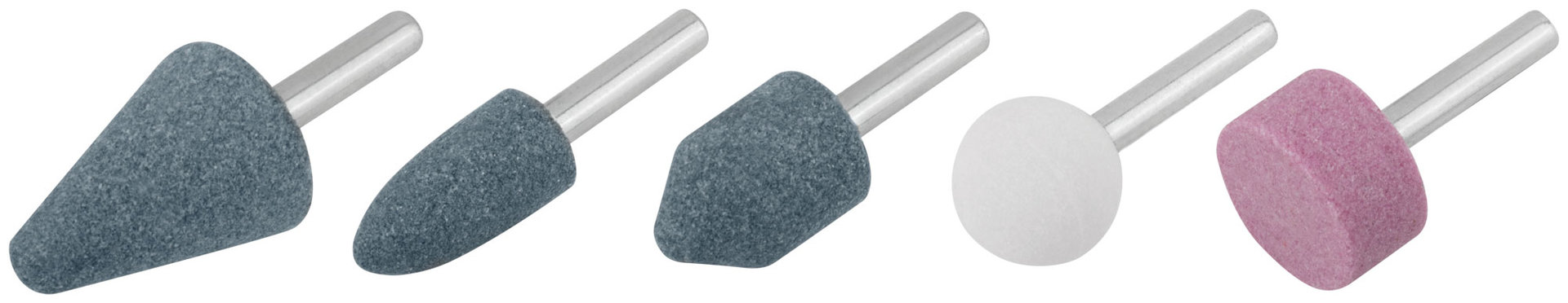 Шарошки абразивные по металлу, 5 шт. ( большие ) (36467)