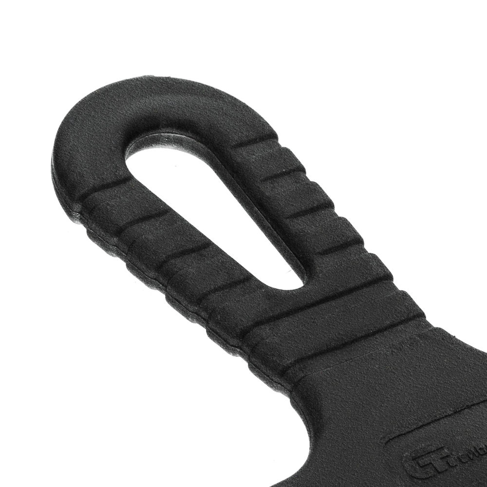 Шпатель из нержавеющей стали, 450 мм, зуб 6 х 6 мм, пластмассовая ручка Сибртех (85470)