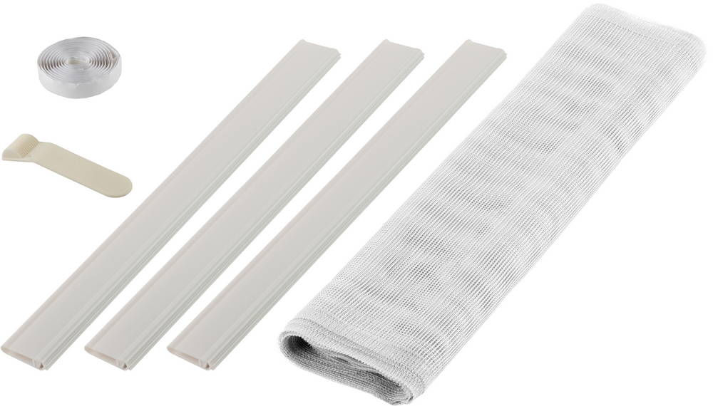 Сетка противомоскитная Comfort, белая, для двери, 1.0 х 2.2 м, с крепежной лентой STAYER 12500-10-22
